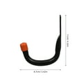 thumbnail image 2 of PBPBOX 2Pcs Garage Hooks for Bike Storage Heavy Duty Wall Mount Utility Hooks with Screws, 2 of 6