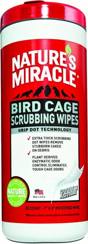 Pet Rat Accessories NATURE'S MIRACLE® LITTER BOX SCRUBBING WIPES