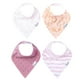 thumbnail image 1 of Baberos para bebés con forma de perla de cobre, paquete de 4 unidades, de algodón suave, ajustables, Lola, 1 of 6