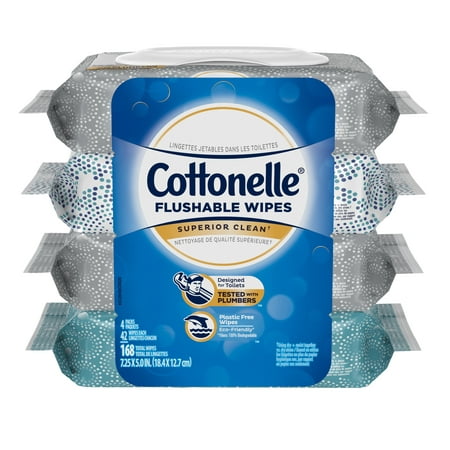 Cottonelle FreshCare Flushable Wipes, 42 Wipes per (Best Flushable Wipes 2019)