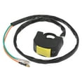 thumbnail image 4 of Yellow 7/8" 22mm Motorcycle Handlebar Toggle Switch Headlight Switch with On Off Push Button, 4 of 6