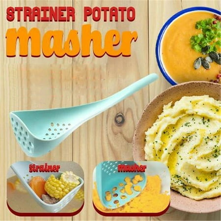 

Wtgtog Food Grade 2-In-1 Nylon Potato Masher Colander Fruit Potato Masher Back To School Supplies Class Supply List Flash Deals Clearance Saving Free Size Multicolour