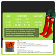 thumbnail image 3 of 6 Pairs Medical Sport Christmas Compression Socks - 15-20mmhg Graduated Knee-High Support for Men & Women, Ideal for Soccer, Running, and Nurses, 3 of 8