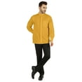 thumbnail image 2 of Bestman Solid Button-Down Shirt For Mens Chinese Collar Front Placket Formal Shirts, 2 of 7