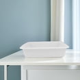 thumbnail image 4 of HAMPPLIES White Plastic Laboratory Tray for Organizing Lab Tools with Leakproof Design and Durable Material 2pcs, 4 of 8