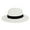 White, variant on Womens Mens Wide Brim Straw Panama Hat Fedora Summer Beach Sun Hat Straw Hat for Women