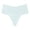 Light Blue, variant on lnmuld Solid Laser Cut Seamless Mid Rise Women Bikini Briefs Ice Silk Smooth No Show Invisible Breathable Daily Panties Color:Blue,Size:M