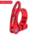 thumbnail image 1 of 34.9mm Quick Release Seat Post Clamp for Mountain & Road Bikes - Secure Locking, Lightweight Durable Design, Easy Installation, Red Color, Universal Bicycle Seatpost Fixing Accessory, 1 of 6
