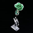 thumbnail image 4 of Soporte de exhibición de flores transparente Bling Bling Gold Rose Like Forever, 4 of 12