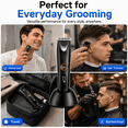 thumbnail image 5 of Professional Hair Trimmer for Men - Wet/Dry Hair Clippers for Hair Cutting, Electric Beard Shaver with USB-C Charging, Cutting Grooming Kit, 5 of 7