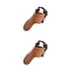 thumbnail image 2 of Soidarity Anillo protector de punta de dedo de Neries Protector de práctica portátil con cuerda de dibujo elástica antideslizante marrón 2piezas, 2 of 6