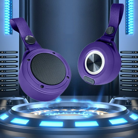 Mini Lanyard Bluetooth Speaker, Portable Outdoor Audio, Bluetooth 5.0 High Volume, Subwoofer Enhanced Sound, Series Connection, Built-in Mic, Hanging Rope Design