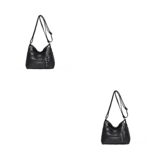 Bolso cruzado Minnieouse para mujeres adultas oficina restaurante bolso de diseñador de lujo negro 1