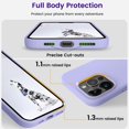 thumbnail image 6 of Designed for iPhone 14 Pro Max Case, Silicone Shockproof Slim Thin Phone Case for iPhone 14 Pro Max 6.7 inch (Light Purple), 6 of 13