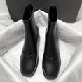thumbnail image 2 of B91xZ Chaussures d'Automne pour Femmes Bottes Confortables d'Hiver, Noir 8, 2 of 5