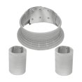 thumbnail image 1 of KLKCMS Bracelet Ras du Cou Africain Col Long Collier Bangle pour Halloween Argent, 1 of 9