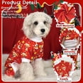 thumbnail image 2 of Pijama para perros XPUDAC, 4 piezas, para perros pequeños, trajes navideños, 2 of 6