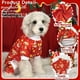 thumbnail image 2 of Pijama para perros XPUDAC, 4 piezas, para perros pequeños, trajes navideños, 2 of 6