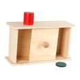 thumbnail image 4 of Objeto Caja Permanente Forma Caja de Coincidencia Pensamiento Lógico Educativo Montessori Tapa corrediza de madera, 4 of 9