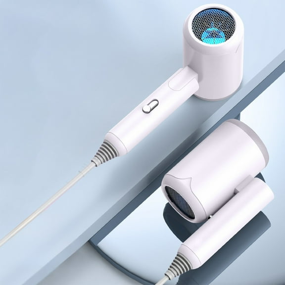 ZFYXGS Portable Travel Voltage Hair Dryer Lightweight Compact Hair Dryer Patchwork Hair Dryer With Folding Handle Hair Dryer For Women And Men