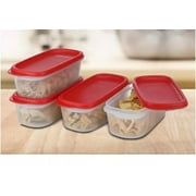 Tupperware Plastic Smart Saver 500 ml Food Storage Container - Set of 4
