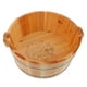 thumbnail image 1 of ColoMX Lavabo de madera para remojo de pies, cubo de spa para pedicura, barril para pedicura, tina de lavado, tina para uso doméstico, al aire libre y de viaje., 1 of 7