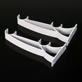 thumbnail image 4 of Miangastore 2pcs Metal Double Curtain Drapery Rod Bracket for Drape Rods (White), 4 of 7