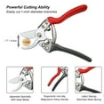 thumbnail image 3 of TONMA Pruning Shears, 7.5" Bypass Hand Pruners, Garden Scissors Clippers, Japanese Garden Secateurs with Softgrip Handles, 3 of 7