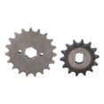 thumbnail image 4 of Motor Sprocket§engine Sprocket§motor Chain Sprocket§front And Rear Sprocket§rear Drive Sprocket§bike Sprocket 428 Motor Sprocket Set Steel 19T Front Engine Sprocket 14T H, 4 of 7