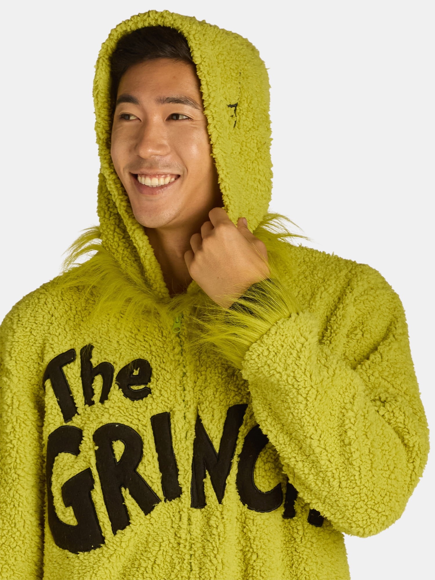 Dr. Seuss Men's Grinch Pajamas Union Suit, Sizes S-XL