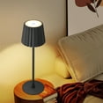 thumbnail image 5 of LED Rechargeable Cordless 3000K Dimmable Table Lamp, Battery Operated, IP54 Waterproof Touch Switch, Iron, Black，Pack of 2., 5 of 5