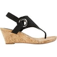 thumbnail image 2 of White Mountain Womens Aida Thong Slingback Wedges, 2 of 6