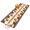 White, variant on Thanksgiving Fall Bathroom Mat 2x3 FT,Non Slip Small Kitchen Mat,Turkey Sunflowers Pumpkin Fruit Stripes Washable Soft Backed Front Door Throw Rug Indoor Outdoor Doormat for Entryway Sink