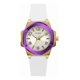 thumbnail image 1 of Reloj GUESS para mujer de 38 mm - Correa blanca, esfera blanca, caja de dos tonos, 1 of 5