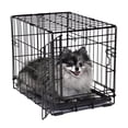 thumbnail image 3 of Vibrant Life Foldable 18" Wire Crate for Dogs with Divider and Leak-Proof Tray, 3 of 5