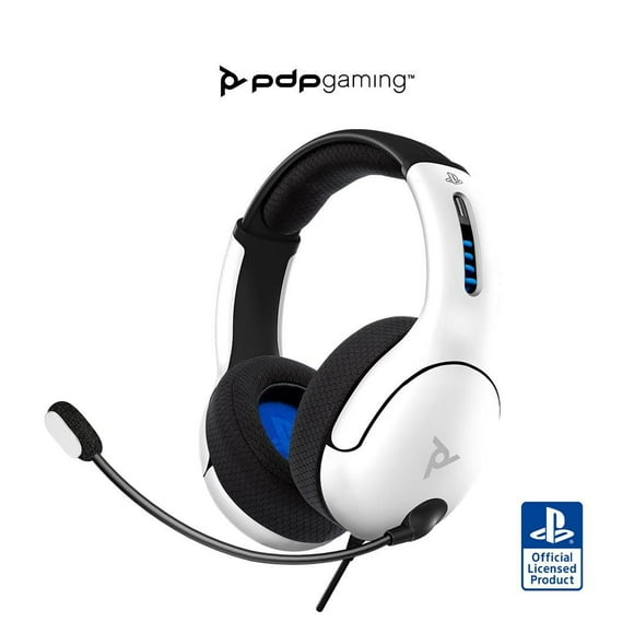 PDP Gaming LVL50 Wired Stereo Gaming Headset: White - PlayStation 5, PlayStation 4