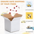 thumbnail image 5 of 72 Pcs Corrugated Cardboard Small Shipping Boxes for Packaging Mailing Packing Moving Small Business Storage Crafts Gifts(7x5x4 Inch,White), 5 of 6
