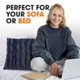 thumbnail image 5 of Cheer Collection Faux Fur Throw Pillow Cover, 5 of 5