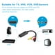 thumbnail image 1 of Convertidor, convertidor HDMI a AV, convertidor macho a hembra para convertidor de cable RCA TV VHS VCR DVD Burner,Convertidor Adaptador de video Convertidor de HDMI a AV Convertidor de video Converti, 1 of 7