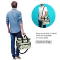 thumbnail image 4 of FORMRS Insulated Cooler Bag 24 Cans Capacity Soft Leakproof Lunch Box with Side Pockets, Avocado, 4 of 7
