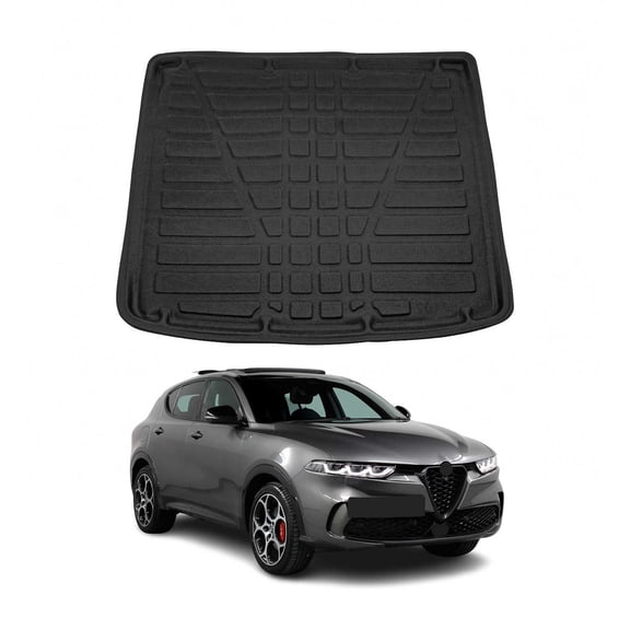 OMAC Cargo Mats Liner for Alfa Romeo Tonale 2023-2024 Waterproof Black