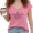 1-Rose Red, variant on Women's Rose Red Sweet Cross Faith Inspirational Text V-Neck Sleeveless T-Shirt S-5XL Weekend Tank Top