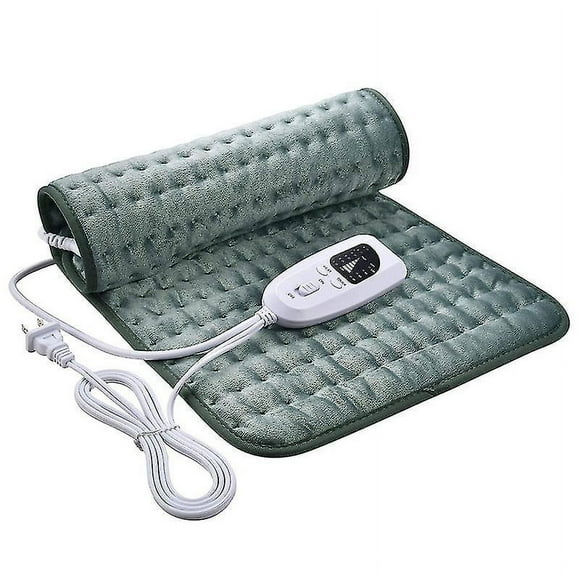 Super Soft Heating Pad Winter Drape Warm Body Heating Blanket Household Wet Compress Electric Blanket Dark green US UL 120V