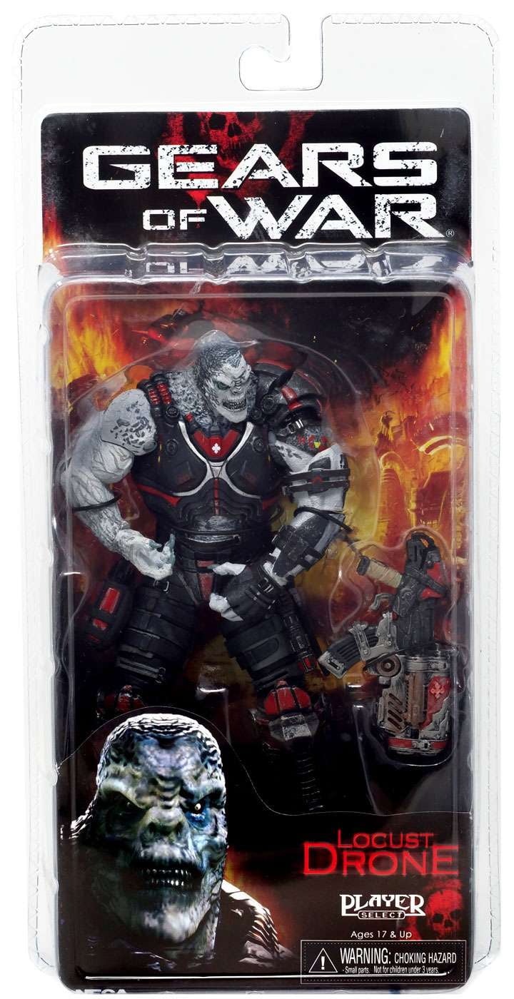 NECA ギアーズ・オブ・ウォー2 Grenadier Elite フィギュア NECA Gears of War 2 Series 4 Locust Grenadier Action Figure