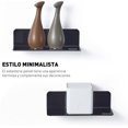 thumbnail image 3 of BRILLAR Estantes de pared negros que ahorran espacio: juego de 2, estante acrílico de 9 pulgadas para dormitorio, baño, cocina, sala de estar, oficina, 3 of 5