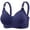 Blue, variant on Seamless Jelly Bra Full Coverage Wireless Bras Plus Size Fashion Bras for Women Summer Clothes Bra