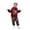 Red, variant on HCYSFG Cheetah Print Outfit Sets For Girls Leopard Print 2 Piece Tops Hooded Long Sleeve Butterfly Sweatshirt Jogger Pants Bottoms
