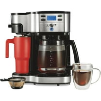 Drip Coffee Maker & Single Serve Machine, Glass Carafe, Auto Pause and Pour