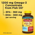 thumbnail image 6 of Nature Made Omega 3 Fish Oil 1200mg One per Day Softgels, Fish Oil Supplements, 100 Count, 6 of 11