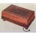 thumbnail image 2 of Handmade Wooden Puzzle Box Polish Linden Wood Secret Opening Keepsake Jewelry Box, 2 of 6